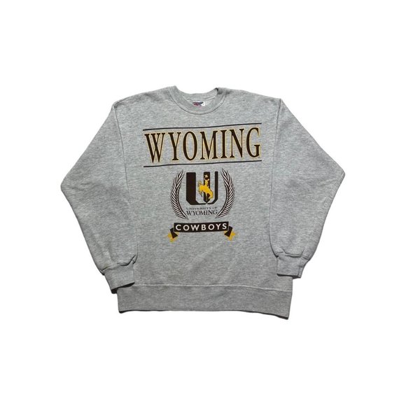 NCAA Sweaters - Vintage Wyoming University Crewneck